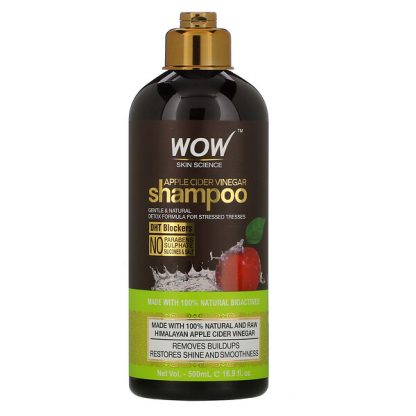 Wow Skin Science, Shampoo, Apple Cider Vinegar, 16.9 fl oz (500 ml)