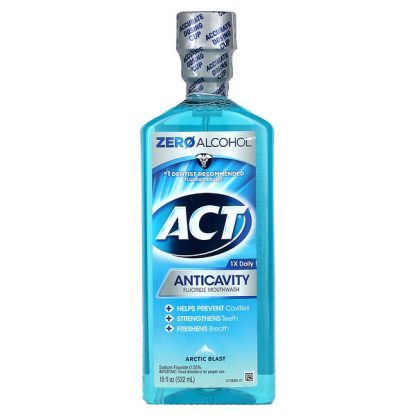 Act, Anticavity Fluoride Mouthwash, Arctic Blast, 18 fl oz (532 ml)