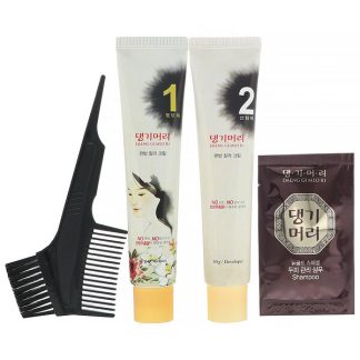 Doori Cosmetics, Daeng Gi Meo Ri, Medicinal Herb Hair Color, Black, 1 Kit