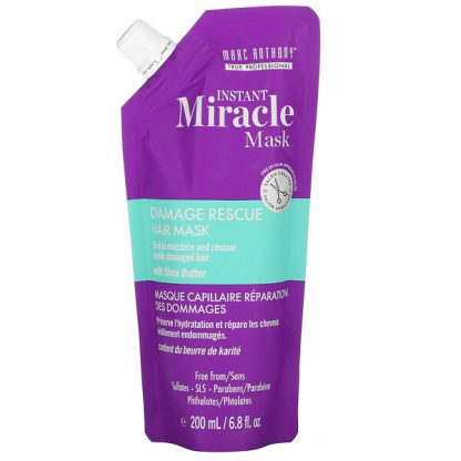 Marc Anthony, Instant Miracle Mask, Damage Rescue Hair Mask, 6.8 fl oz (200 ml)