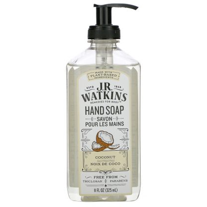 J R Watkins, Hand Soap, Coconut, 11 fl oz (325 ml)