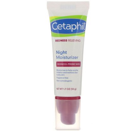 Cetaphil, Redness Relieving, Night Moisturizer, 1.7 oz (50 g)