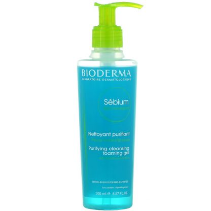 Bioderma, Sebium, Purifying Cleansing Foaming Gel, 6.67 fl oz (200 ml)