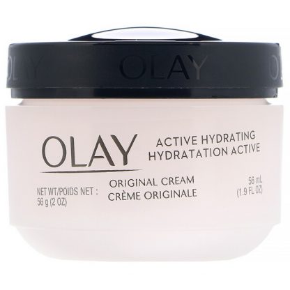 Olay, Active Hydrating, Cream, Original, 2 fl oz (56 ml)