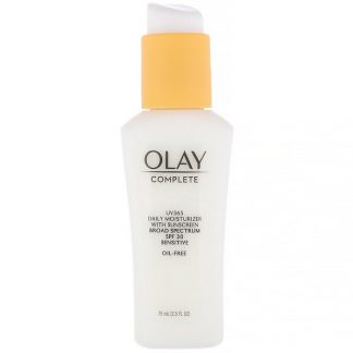 Olay, Complete, UV365 Daily Moisturizer, SPF 30, Sensitive, 2.5 fl oz (75 ml)