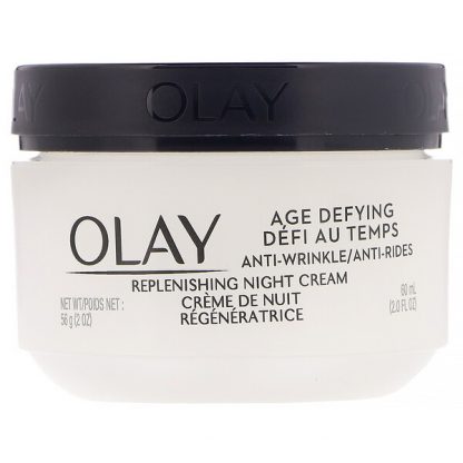 Olay, Age Defying, Anti-Wrinkle, Night Cream, 2 fl oz (60 ml)