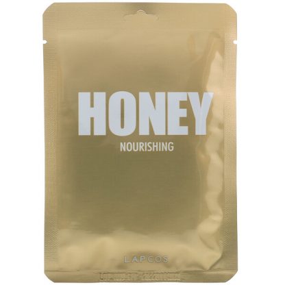 Lapcos, Honey Sheet Beauty Mask, Nourishing, 5 Sheets, 0.91 fl oz (27 ml) Each