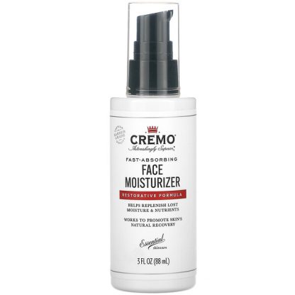 Cremo, Face Moisturizer, Restorative Formula, 3 fl oz (88 ml)