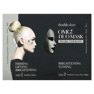 Double Dare, OMG! Duo Beauty Mask, Pearl Therapy, 1 Set