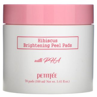 Petitfee, Hibiscus, Brightening Peel Pads, 70 Pads, 5.41 fl.oz (160 ml)