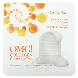 Double Dare, OMG! Collagen Cleansing Pad, 1 Pad, 0.35 oz (10 g)