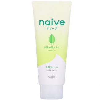 Kracie, Naive, Face Wash, Green Tea, 4.5 oz (130 g)