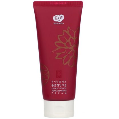 Whamisa, Organic Flowers, Foam Cleansing Cream, 6.7 fl oz (200 ml)