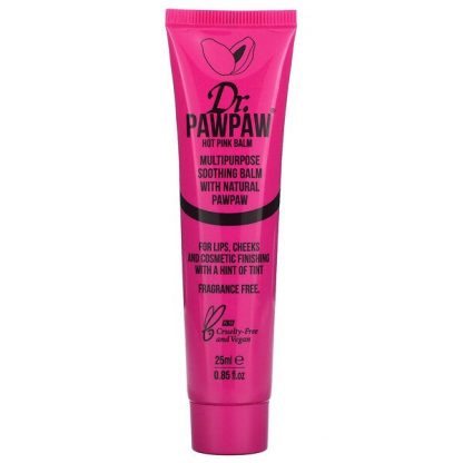 Dr. PAWPAW, Multipurpose Soothing Balm with Natural Pawpaw, Hot Pink, 0.85 fl oz (25 ml)