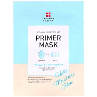 Leaders, Primer Beauty Mask, Hello Moisture Glow, 1 Sheet, 0.84 fl oz (25 ml)