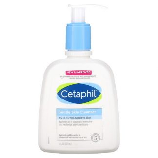 Cetaphil, Gentle Skin Cleanser, Fragrance Free, 8 fl oz (237 ml)