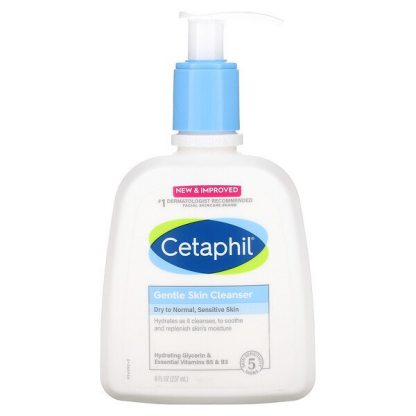 Cetaphil, Gentle Skin Cleanser, Fragrance Free, 8 fl oz (237 ml)