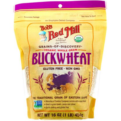 Bob's Red Mill, Organic Buckwheat, Whole Grain, 16 oz (454 g)