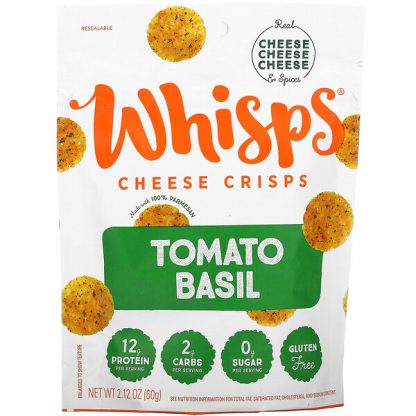 Whisps, Tomato Basil Cheese Crisps, 2.12 oz ( 60 g)