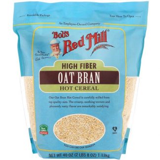 Bob's Red Mill, High Fiber Oat Bran Hot Cereal, 40 oz (1.13 kg)