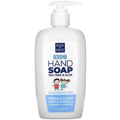 Kiss My Face, Kids Hand Soap, Fragrance Free, 9 fl oz (266 ml)