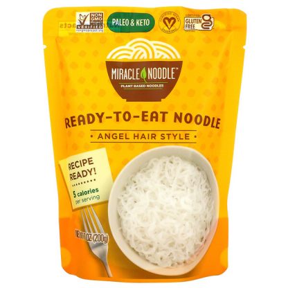 Miracle Noodle, Ready to Eat Noodle, Angel Hair Style, 7 oz (200 g)