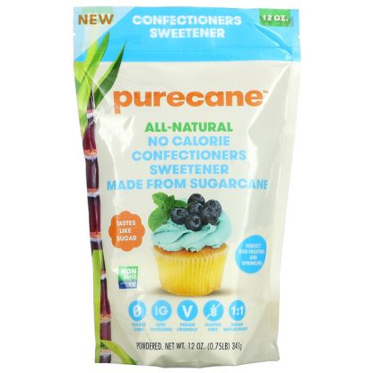 Purecane, No Calorie Confectioners Sweetener, 12 oz (341 g)