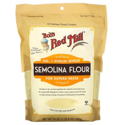 Bob's Red Mill, Semolina Flour, 24 oz (680 g)