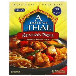 A Taste Of Thai, Red Curry Paste, 1.75 oz (50 g)