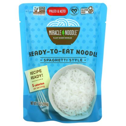 Miracle Noodle, Ready-to-Eat Noodle, Spaghetti Style, 7 oz (200 g)