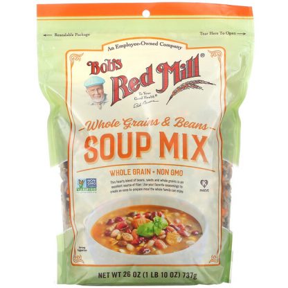 Bob's Red Mill, Whole Grains & Beans Soup Mix, 26 oz ( 737 g)