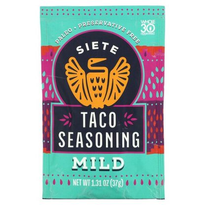 Siete, Taco Seasoning, Mild, 1.31 oz (37 g)