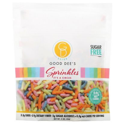 Good Dee's, Sprinkles, Sugar Free, It's A Circus, 3 oz (85 g)