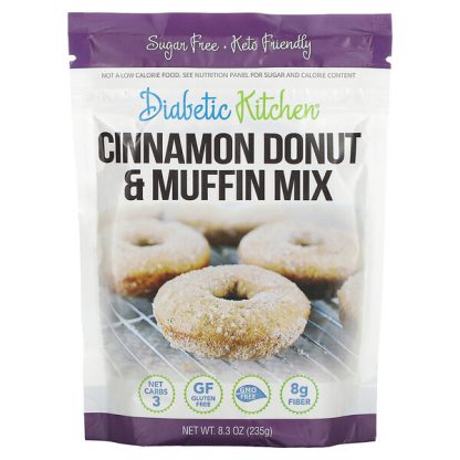 Diabetic Kitchen, Cinnamon Donut & Muffin Mix, 8.3 oz ( 235 g)