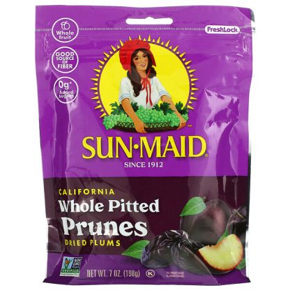 Sun-Maid, California Whole Pitted Prunes, Dried Plums, 7 oz (198 g)