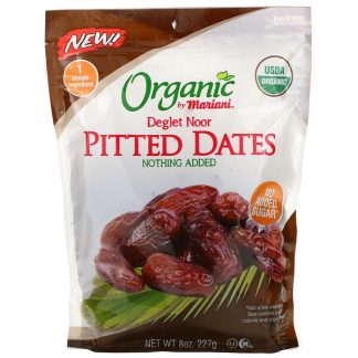 Mariani Dried Fruit, Organic Deglet Noor Pitted Dates, 8 oz ( 227 g)