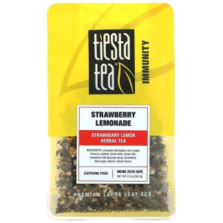 Tiesta Tea Company, Premium Loose Leaf Tea, Strawberry Lemonade, Caffeine Free, 2.0 oz (56.7 g)