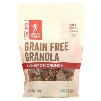 Caveman Foods, Grain Free Granola, Cinnamon Crunch, 7 oz (198 g)