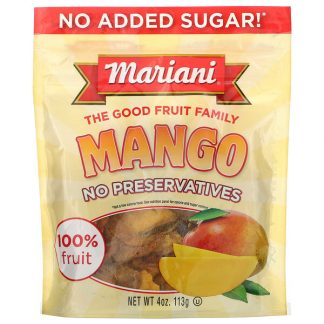 Mariani Dried Fruit, Mango, 4 oz ( 113 g)