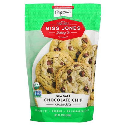 Miss Jones Baking Co, Organic Cookie Mix, Sea Salt Chocolate Chip, 13 oz (369 g)