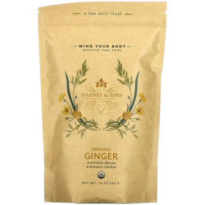 Harney & Sons, Botanical Super Herbs, Organic Ginger, 10 oz (283 g)