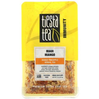 Tiesta Tea Company, Premium Loose Leaf Tea, Maui Mango, Caffeine Free, 2.2 oz (62.4 g)