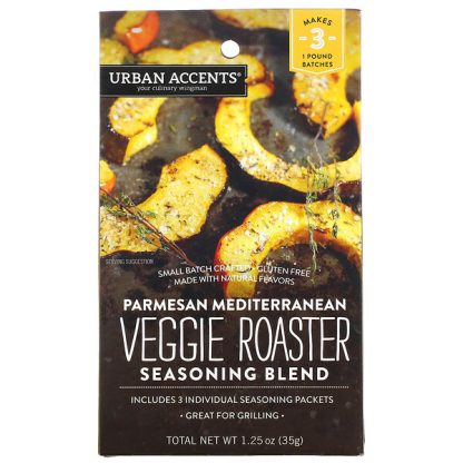 Urban Accents, Veggie Roaster Seasoning Blend, Parmesan Mediterranean, 1.25 oz (35 g)