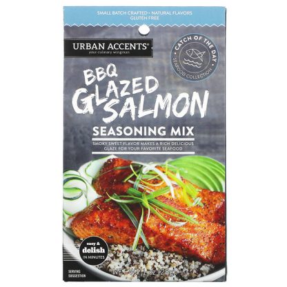 Urban Accents, BBQ Glazed Salmon Seasoning Mix, 1 oz (28 g)