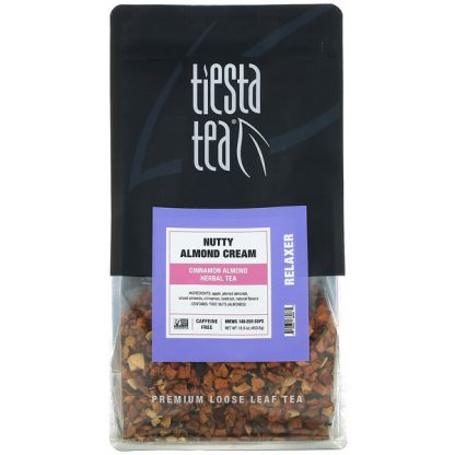 Tiesta Tea Company, Premium Loose Leaf Tea, Nutty Almond Cream, Caffeine Free, 16.0 oz (453.6 g)