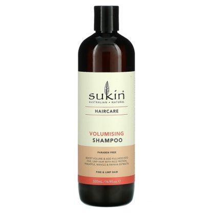 Sukin, Volumising Shampoo, Fine and Limp Hair, 16.9 fl oz (500 ml)