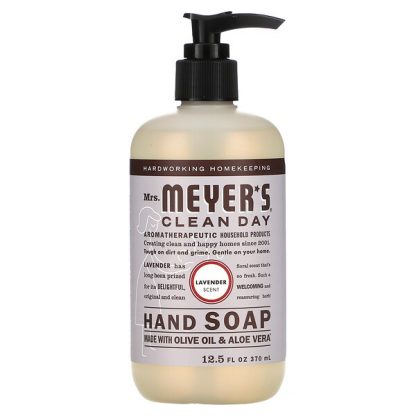 Mrs. Meyers Clean Day, Hand Soap, Lavender Scent, 12.5 fl oz (370 ml)