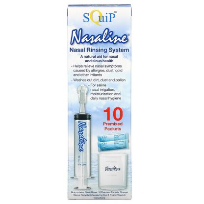 Squip, Nasaline, Nasal Rinsing System, 1 Kit