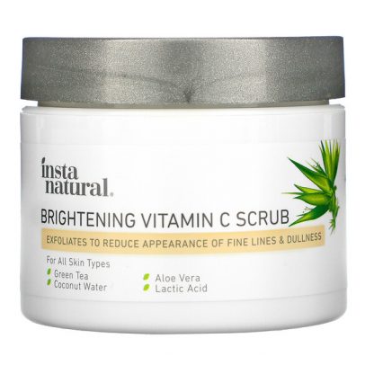 InstaNatural, Brightening Vitamin C Scrub, 2 oz (56 g)