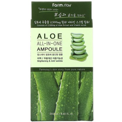 Farmstay, All-In-One Ampoule, Aloe, 8.45 fl oz (250 ml)